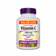 Webber Naturals Витамин C 1000 mg с удължено освобождаване x150 таблетки