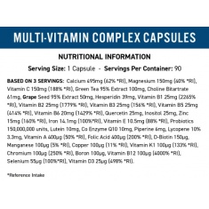 Multi-Vitamin Complex / 90 Caps