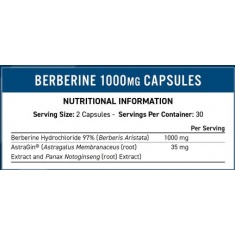 Berberine 1000 mg / 60 Caps