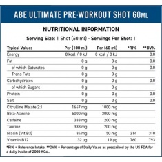 ABE Shot Pre-Workout / 60 ml Cola