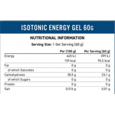 Isotonic Energy Gel / 20 x 60 g Blackcurrant