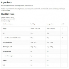 MCT Coconut Oil | Premium Quality C8 + C10