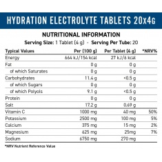 Endurance Hydration Electrolyte / 6 x 20 Tabs Berries