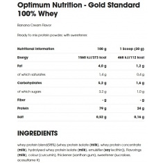 100% Whey Gold Standard Chocolate Peanut Butter