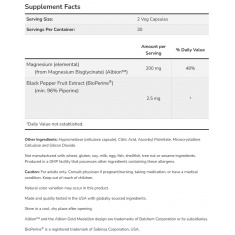 Magnesium Glycinate with BioPerine® / 60 Vcaps