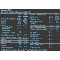 Multivitamin For Women from Organic Sources / 60 Tabs