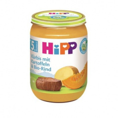 Hipp 6270 Био пюре от картофи с тиква и тeлешко 190 гр.