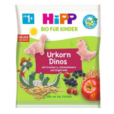 Hipp 82013 Био зърнени динозаври с плодове 30 гр