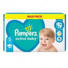 Pampers Active Baby пелени 5 Джуниър х50 броя