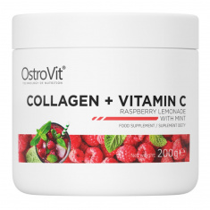 OstroVit Collagen + Vitamin C Малинова лимонада с мента 200 g