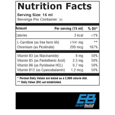 Liquid L-Carnitine + Chromium / 1500mg Grapefruit