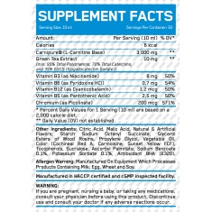 Liquid L-Carnitine 3000mg + Green Tea Grapefruit