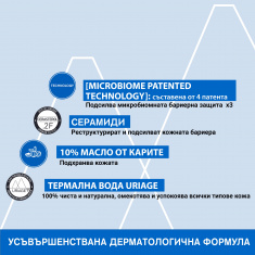 Uriage Xemose Успокояващо Олио-балсам 500 ml