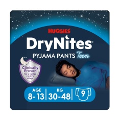 Huggies DryNites Гащи-пижама 8-13г (30-48 kg) х10 броя СИН