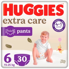 Huggies ExtraCare Гащи 6 (15-25кг) х30 броя
