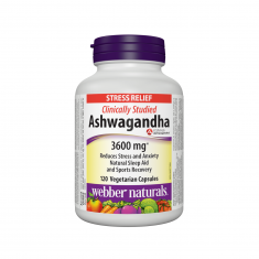 Webber Naturals Ашваганда 300 mg x120 веган капсули