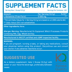 Glutamine 5000 / 500g.