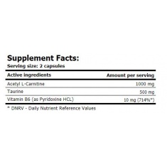 ALC /with Taurin & Vitamine B6/ 120 Caps.