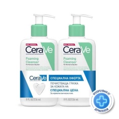 CeraVe DUO Почистващ протокол за нормална към смесена кожа