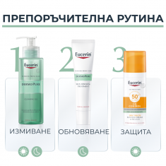 Eucerin DUO Pack DERMOPURE Измиващ Гел за лице за мазна кожа, склонна към акне 400 ml х2 броя