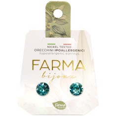 FARMA BIJOUX Обици Xirius тюркоазено 7,15 mm ВЕ 66C35