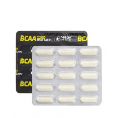 BCAA Mega Caps 1100mg. / 15 Caps.