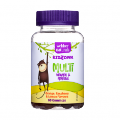 Webber Naturals Kidzown Пробиотик за Деца Гъми 1 млрд, активни пробиотици х50 желирани таблетки