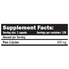 L-Lysine 120 Caps