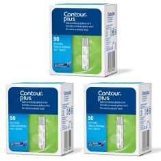 Contour plus ПРОМО Тест-ленти х50 броя - 3 броя + Ланцети х200 броя