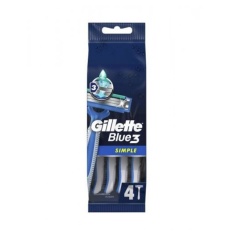 Gillette Blue3 Simple самобръсначка x 4 броя