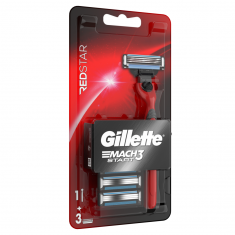 Gillette Mach 3 Start Самобръсначка с 3 ножчета Red 6/56/5