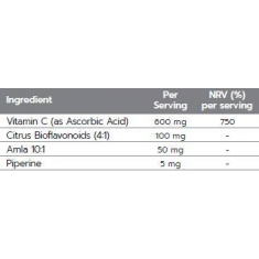 Vitamin C Plus | with Citrus Bioflavonoids, Black Pepper & Amla