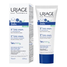Uriage Bebe Колд Крем Интензивно подхранващ крем за лице и тяло 75 ml