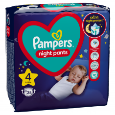 Pampers Night Нощни гащи 4 х25 броя