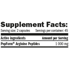 Pepform Arginine / 90 Caps.
