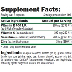 VITAMIN E 400 I.U. / 200 Caps.