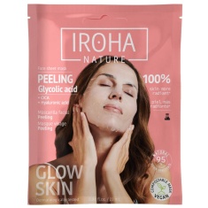 IROHA Nature Пилинг маска за лице с Гликолова киселина х1 брой