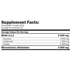 Glutamine + BCAA / Flavoured Cola