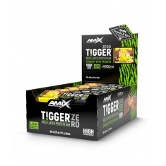 TIGGER® Zero bar Box / 20x60 g Dark Chocolate - Caramel