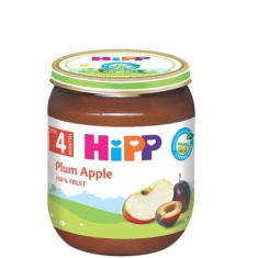 Hipp 4273 Био Пюре от ябълки и сливи 125 гр