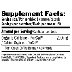 Natural Caffeine PurCaf® / 60 Vcaps