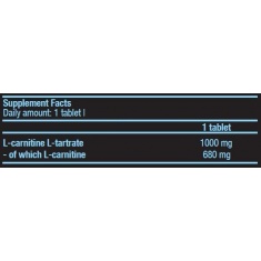 L-Carnitine 1000 mg. / 30 Tabs.