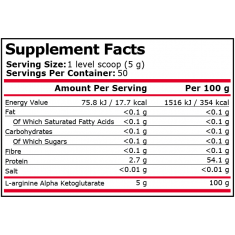 Pure Nutrition - Aakg Powder - 250 Г