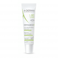 A-Derma Dermalibour + Cica Възстановяващ балсам за устни 15 ml