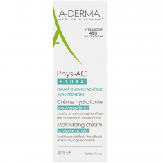 A-Derma Phys Ac Hydra Хидро-компенсиращ крем 40 мл