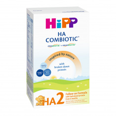 Hipp 2148 HA Combiotic 2 хипоалергенно адаптирано мляко 350 гр.