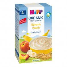 Hipp 2973 Био млечна каша банан и праскова 250 гр.