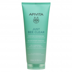 Apivita Just Bee Clear Пречистващ измивен гел 200 ml