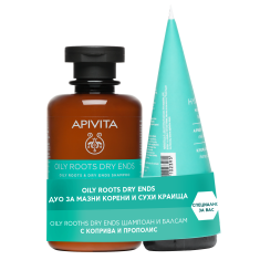 Apivita Oily Roots Dry Ends Дуо за мазни корени и сухи краища