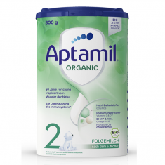 Aptamil Organic 2 след 6-тия до 12-ия месец 800 g